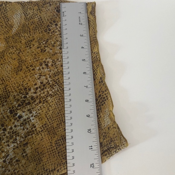 Dana Buchman Animal Print Bat Wing Sleeves Sheer Top Extra Large - Picture 8 of 8